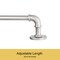 Kenney Mfg Kenney Adler 5/8" Indoor/Outdoor Rust-Resistant Wrap Around Curtain Rod, 28-48", Brushed Nickel KN90020 - alternate 3